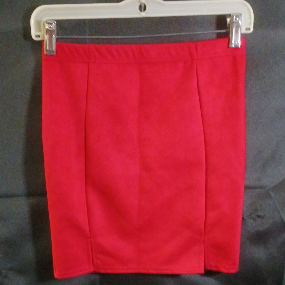 PLT red mini skirts sz 4